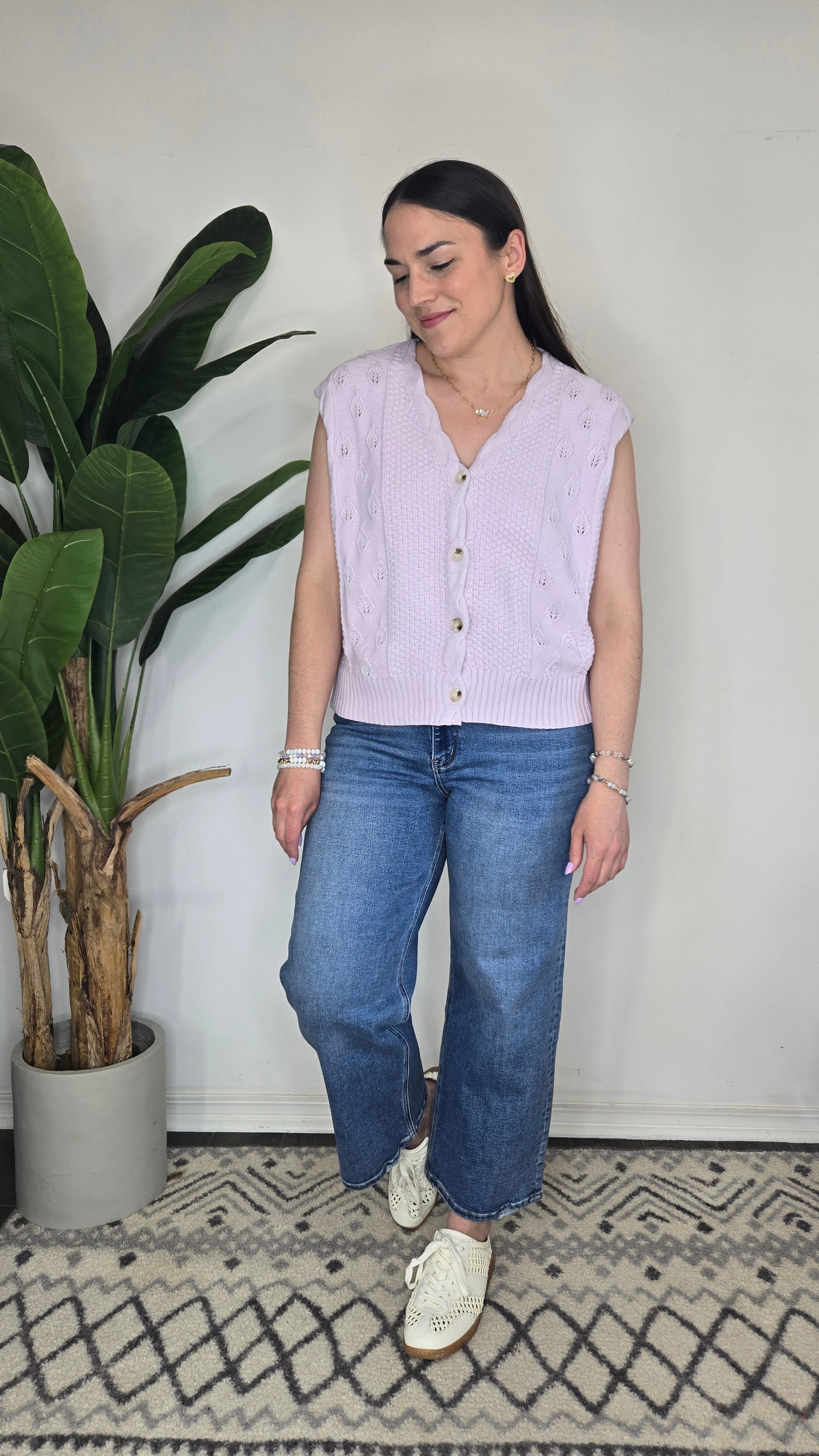 Loren Lavender Vest