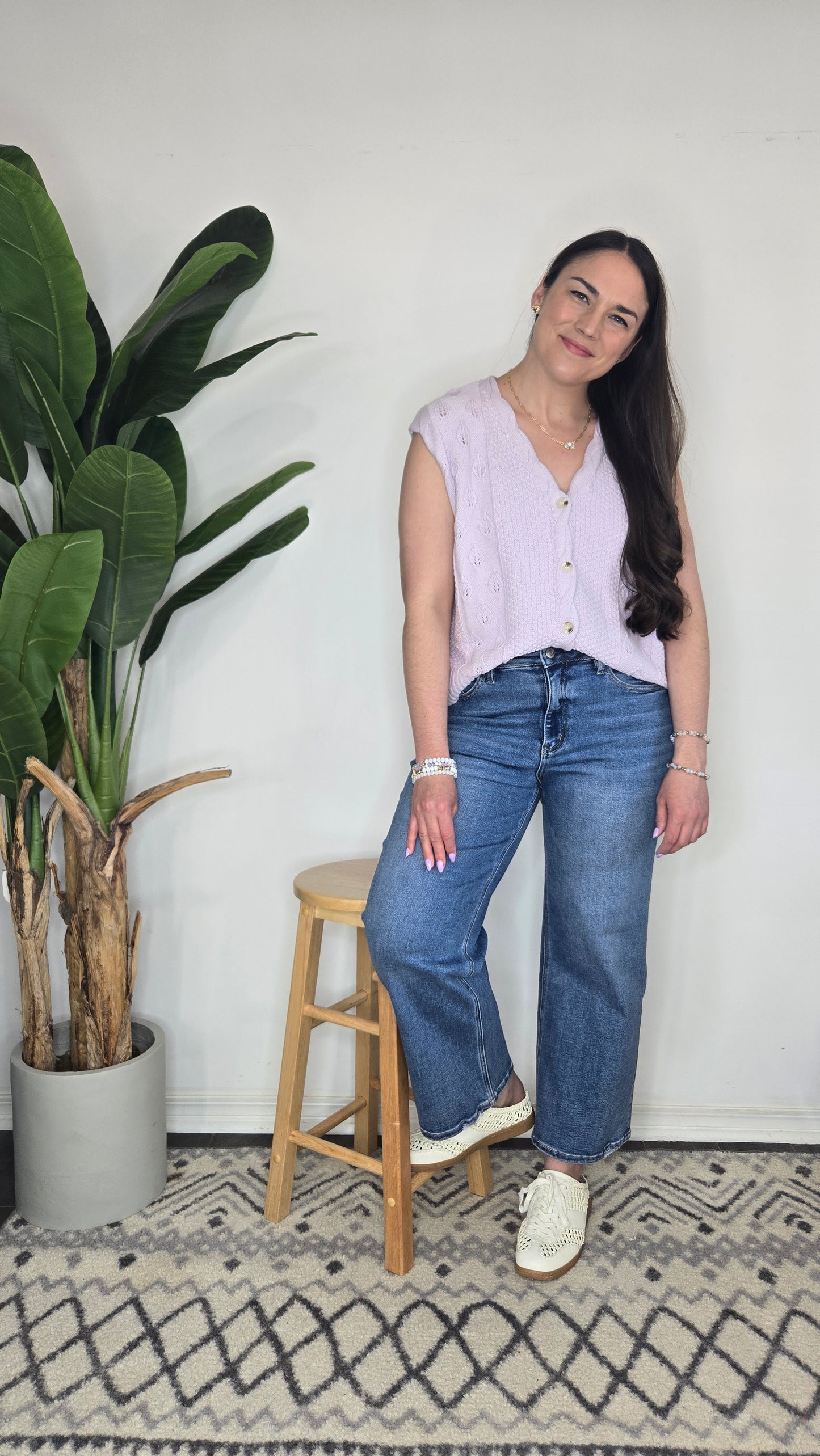 Loren Lavender Vest