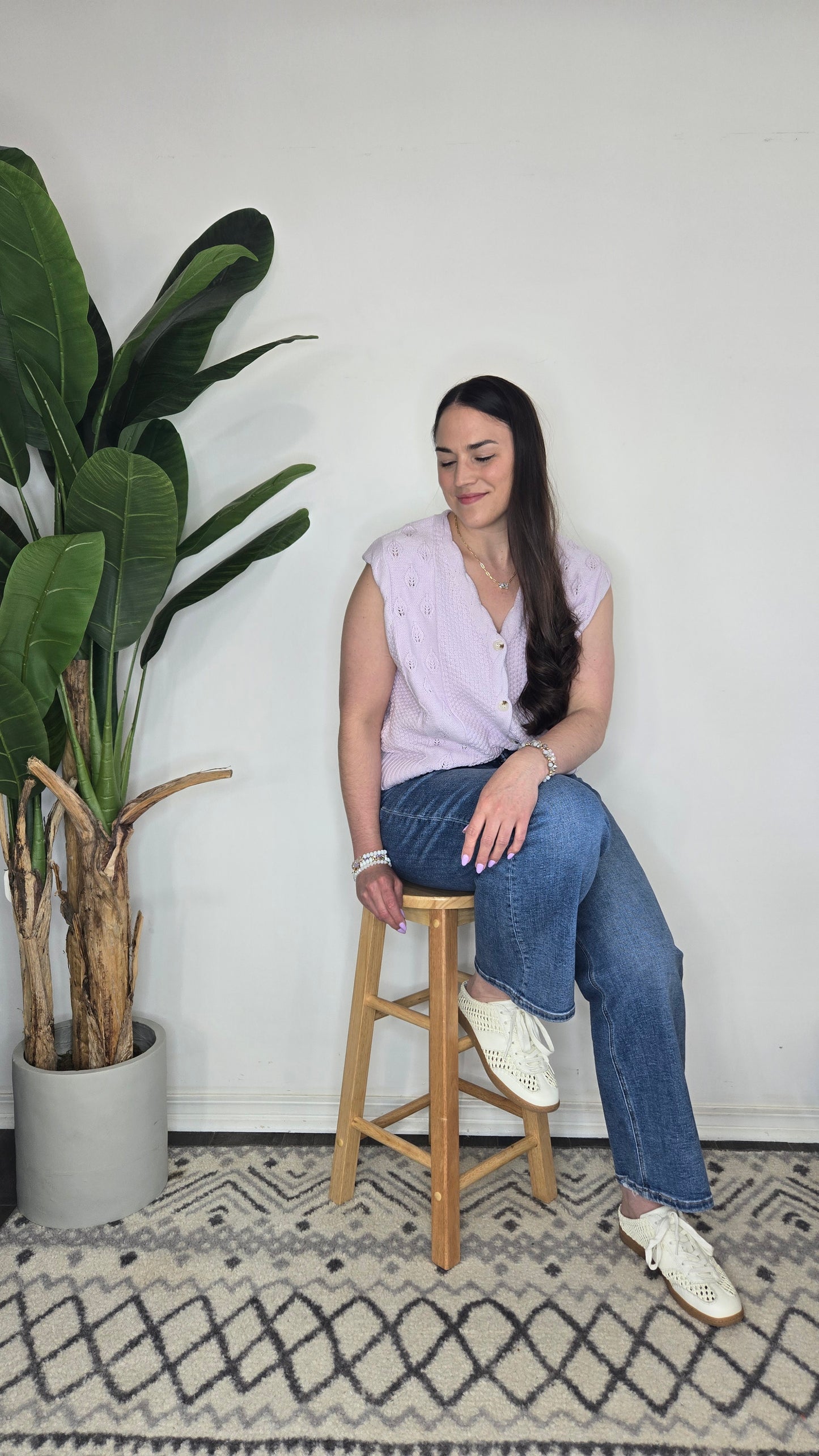 Loren Lavender Vest