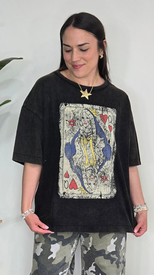 Ramona Playing Card Graphic Tee