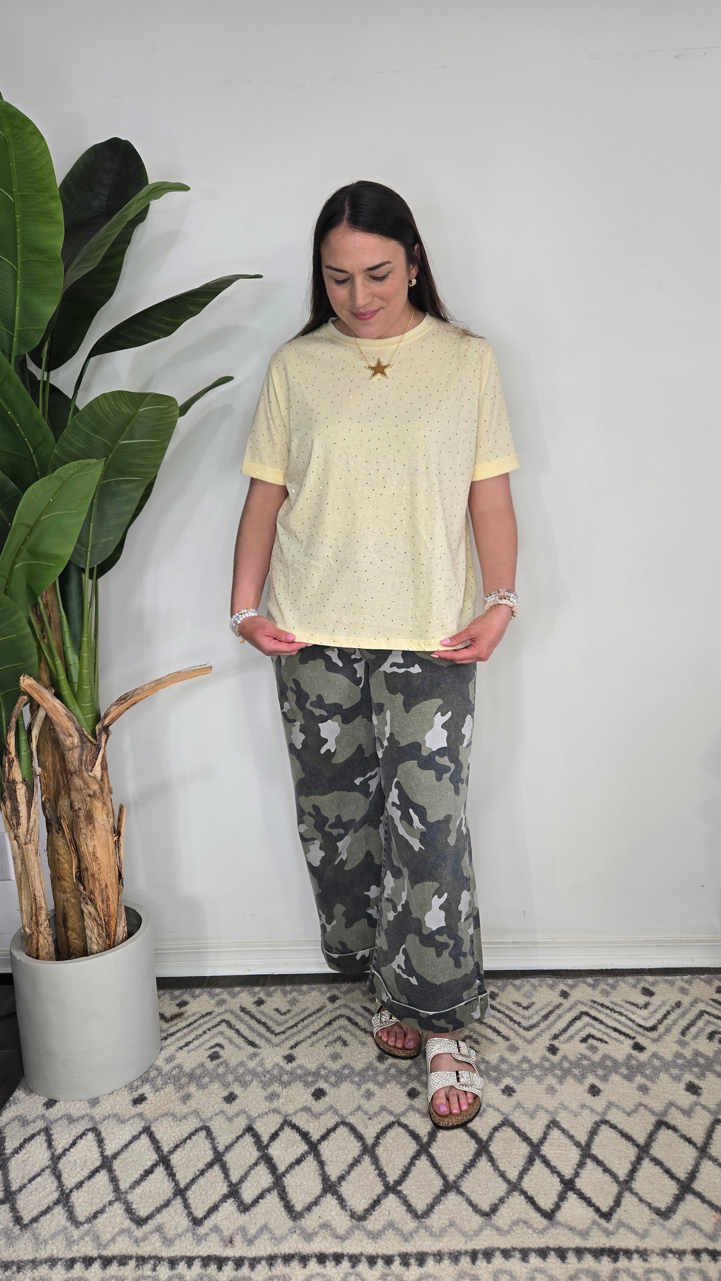 Sienna Rainbow Rhinestone Tee