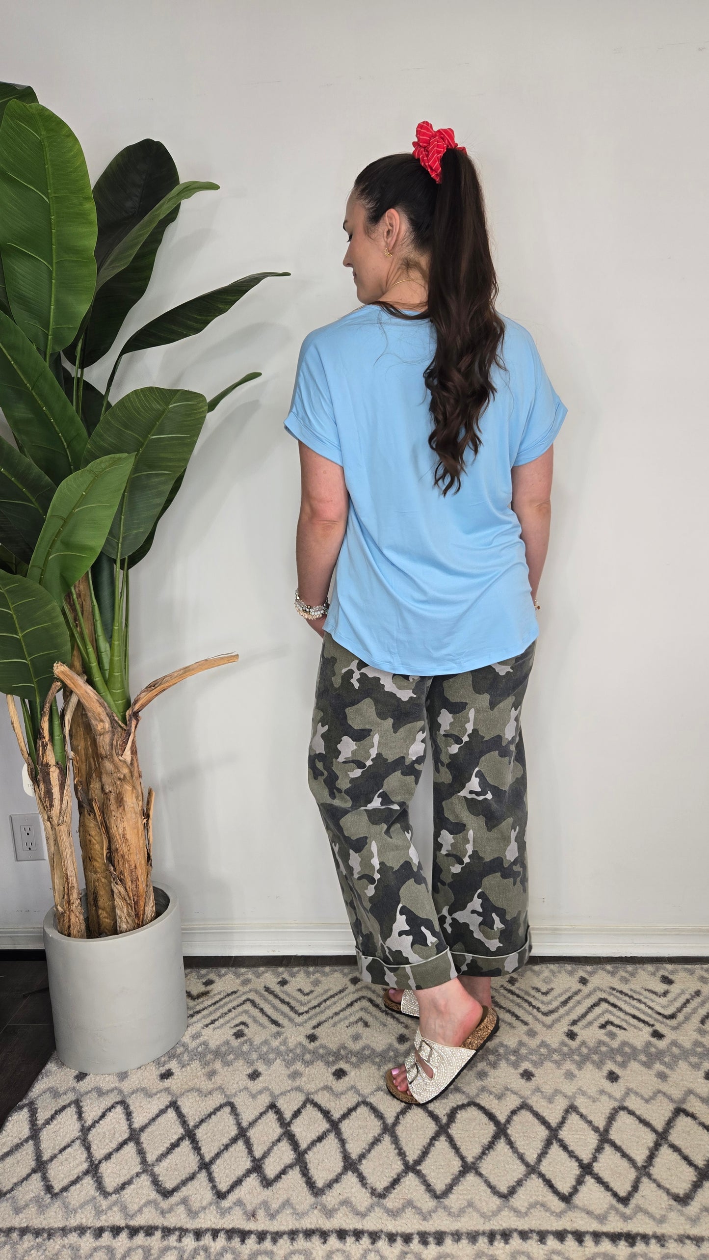 Saylor Essential Top - Sky Blue