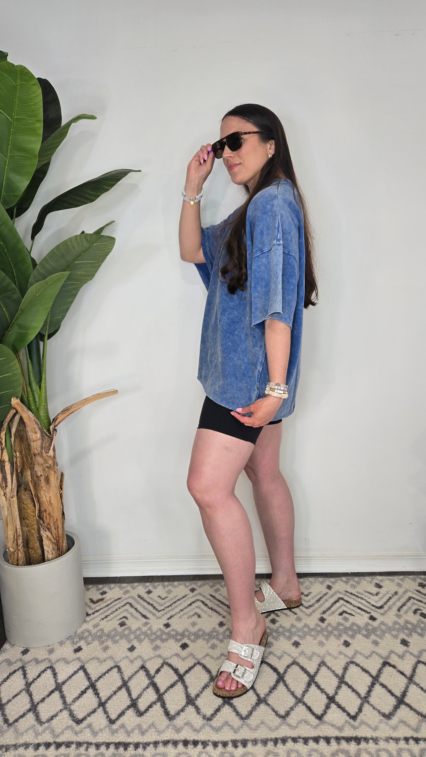Dakota Blue Oversize Tee