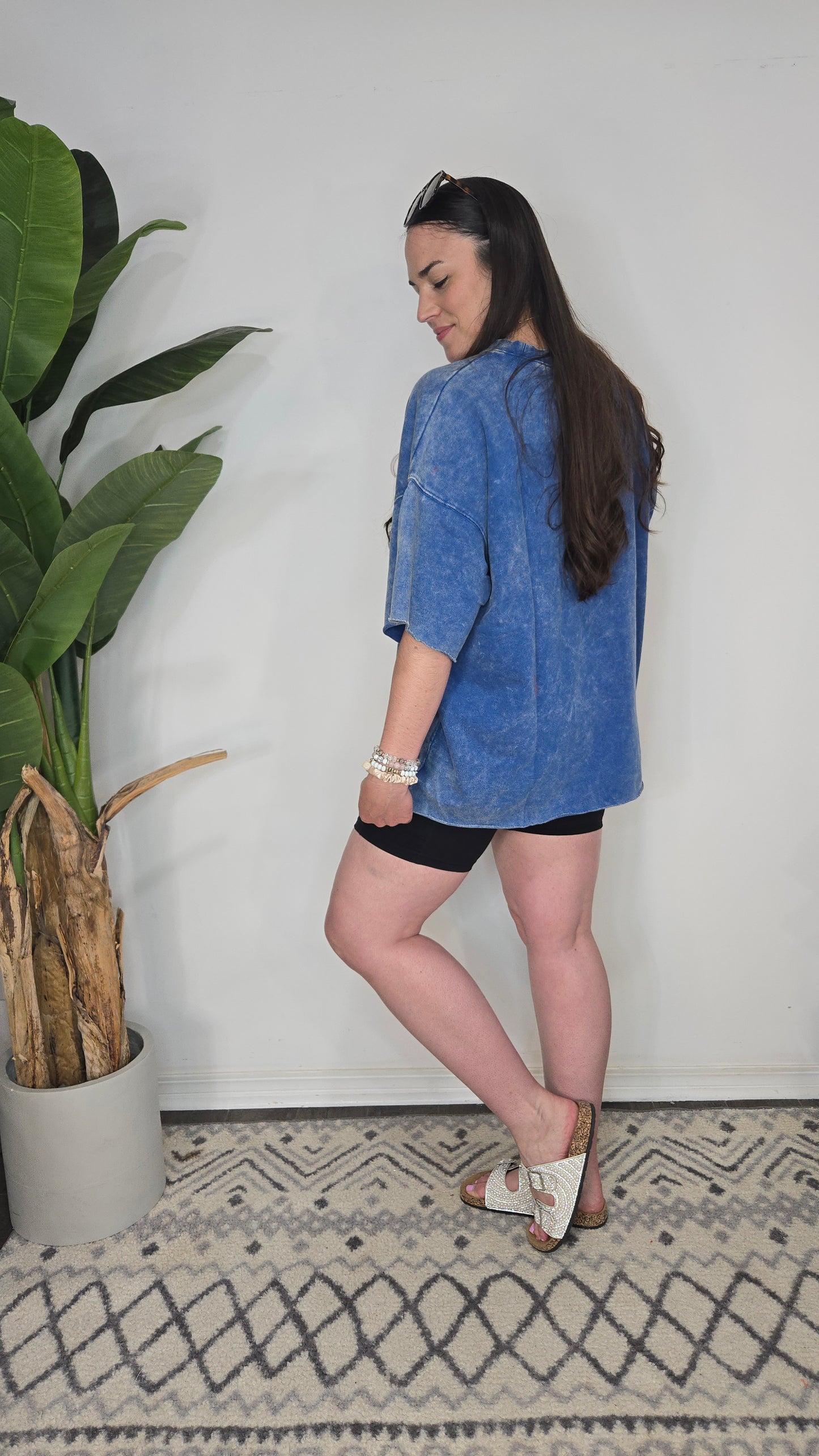 Dakota Blue Oversize Tee