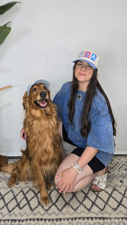 Dakota Blue Oversize Tee
