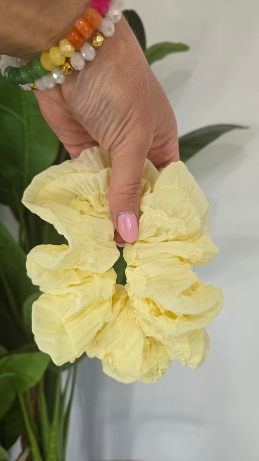 Lemon Drop Scrunchie
