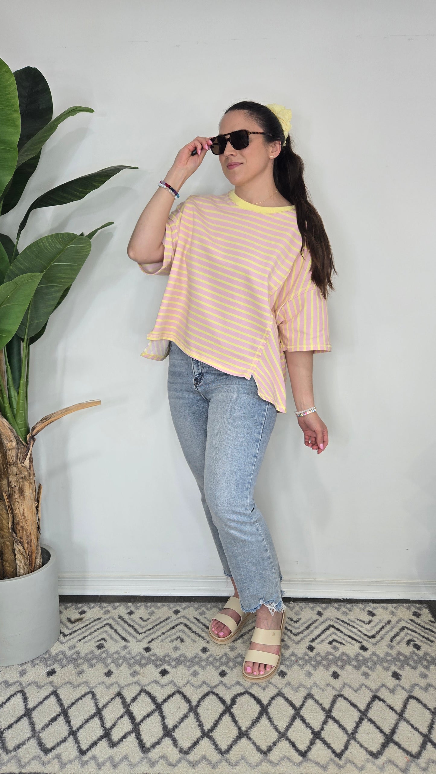 Zelie Pink Lemonade Top