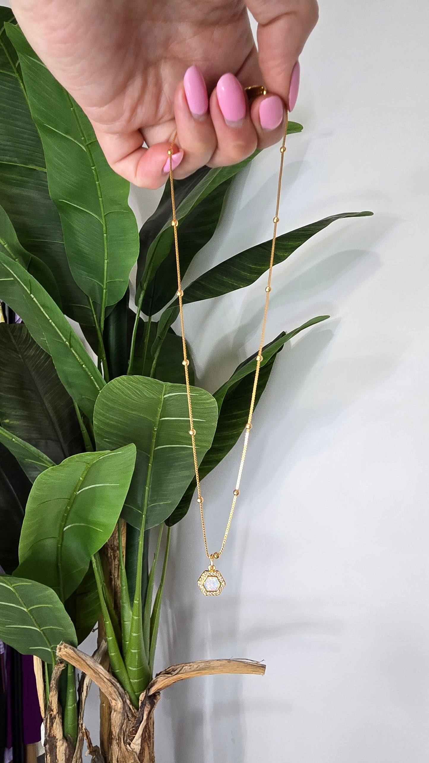 Opal Light Necklace