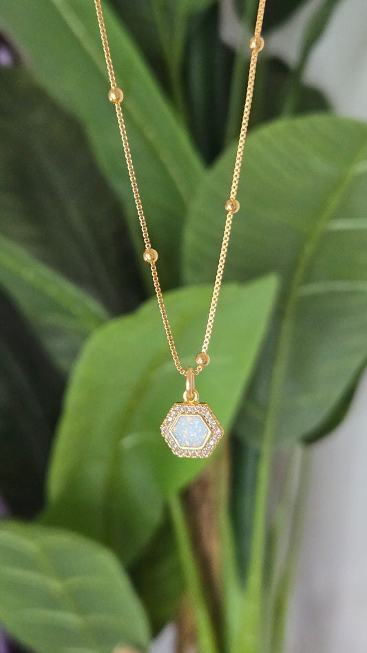 Opal Light Necklace
