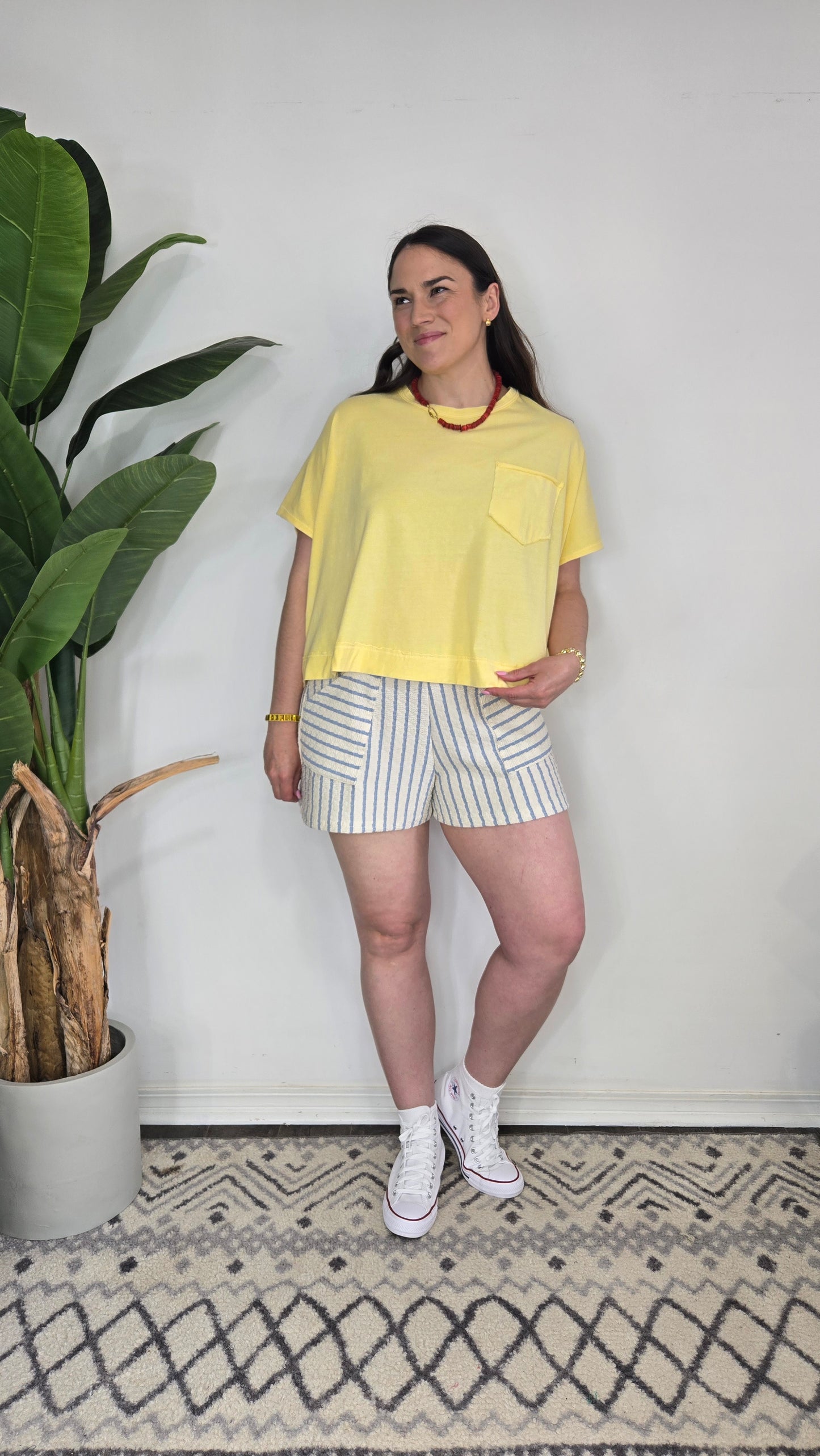 Cally Lemonade Tee - Yellow