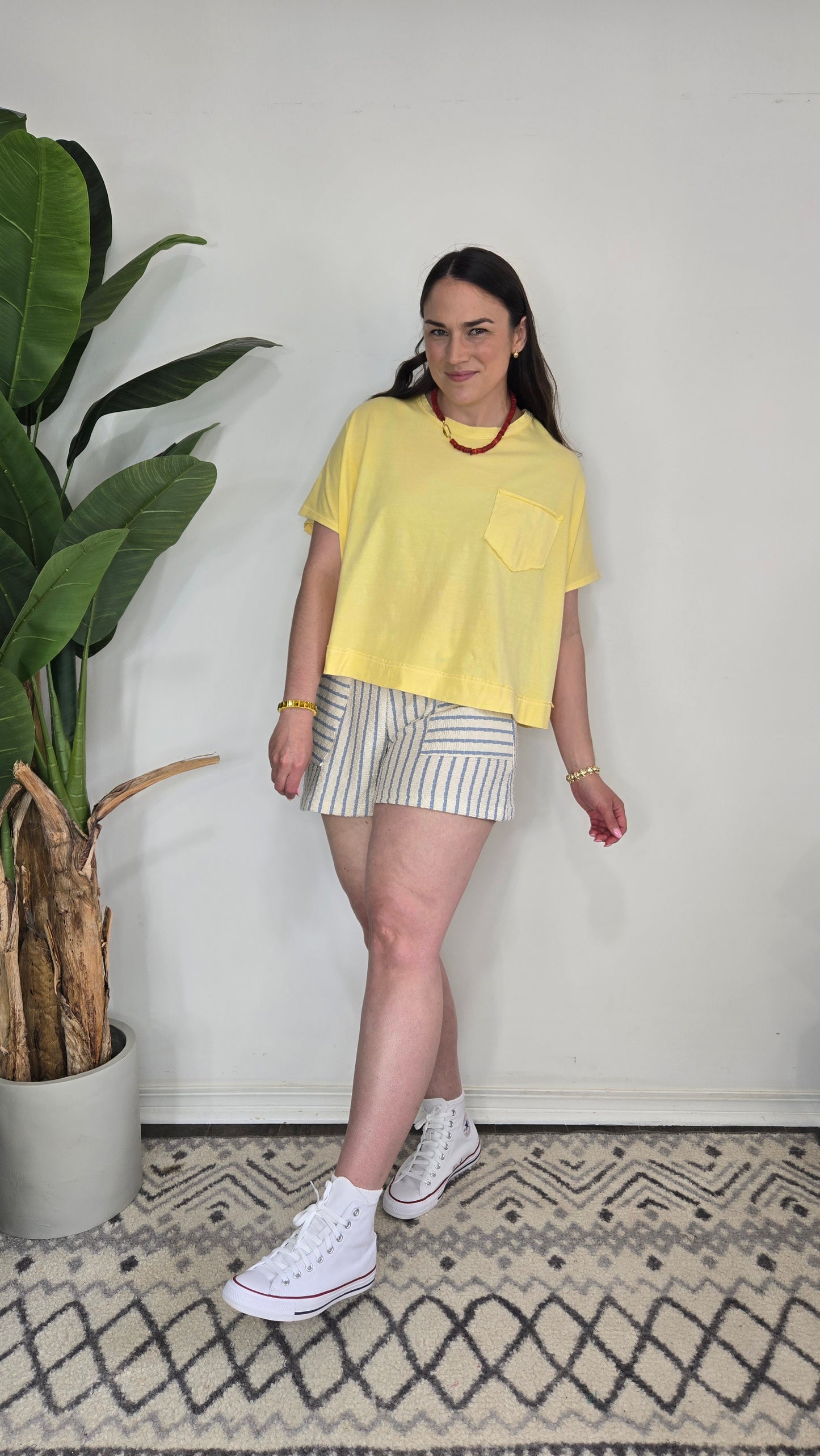 Cally Lemonade Tee - Yellow