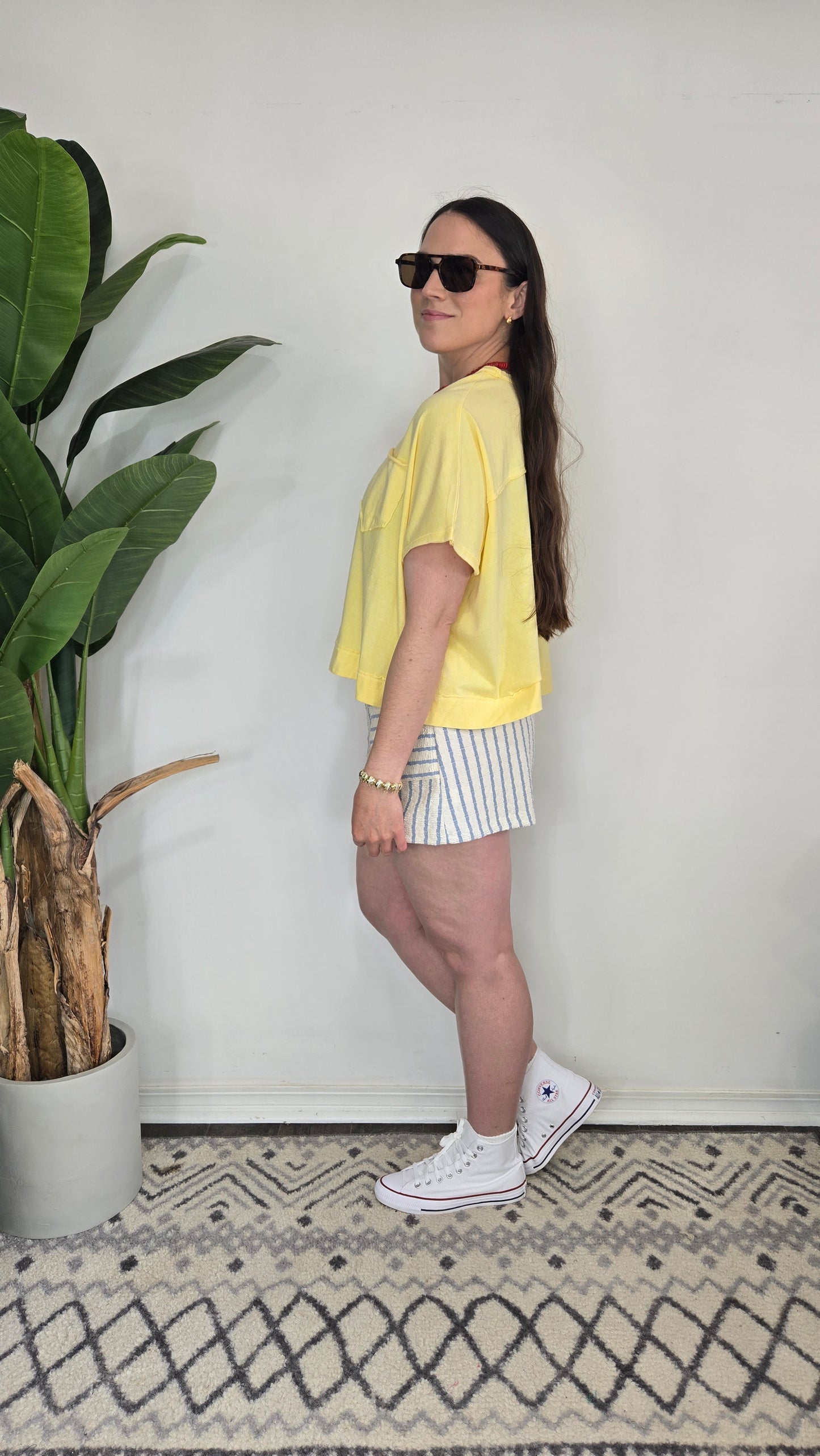 Cally Lemonade Tee - Yellow