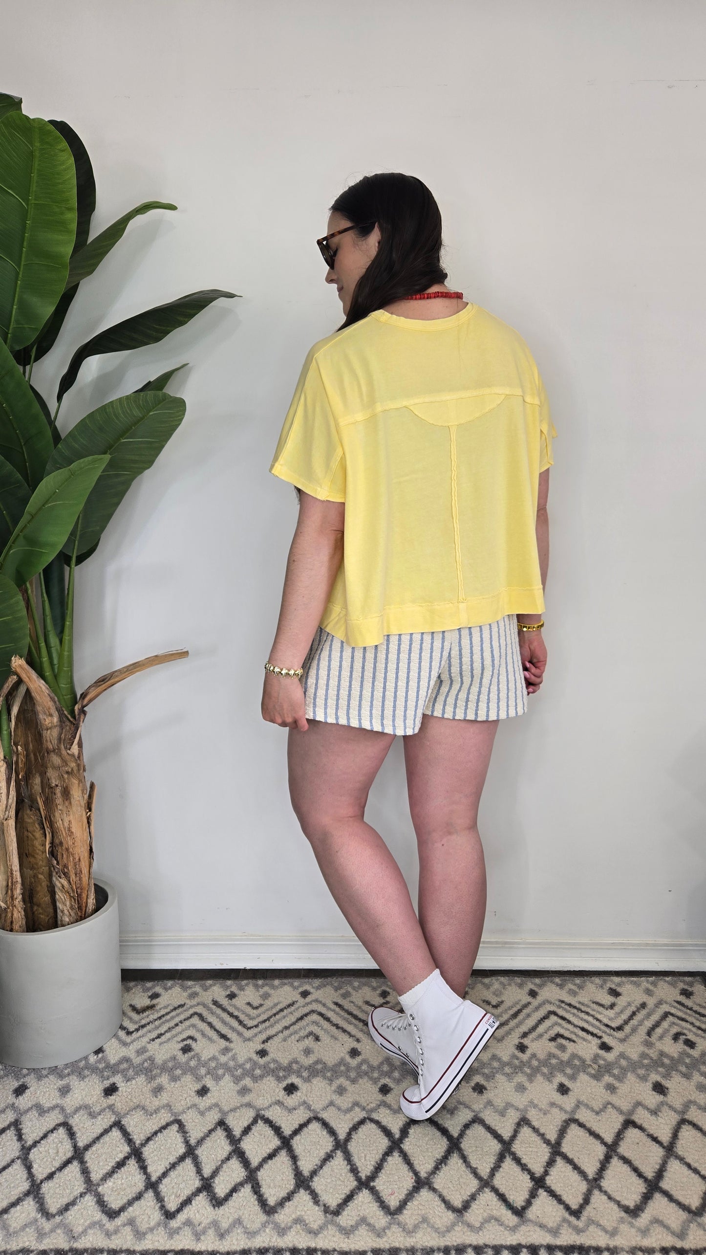 Cally Lemonade Tee - Yellow