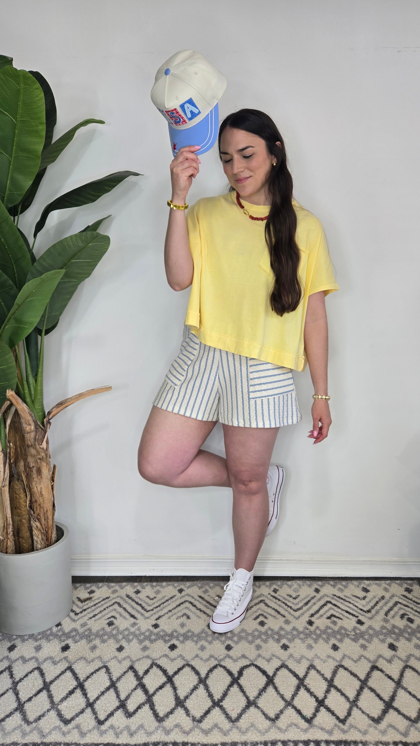 Cally Lemonade Tee - Yellow
