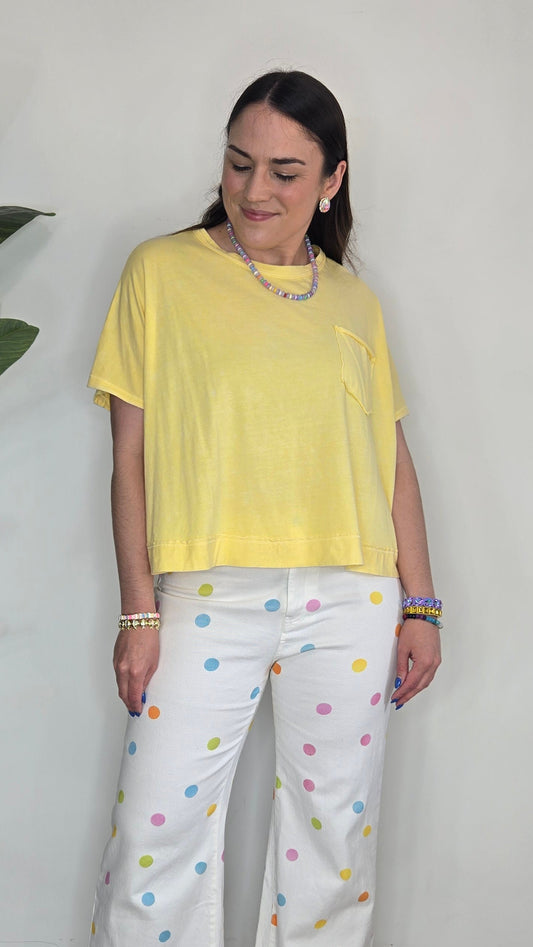 Cally Tee - Yellow