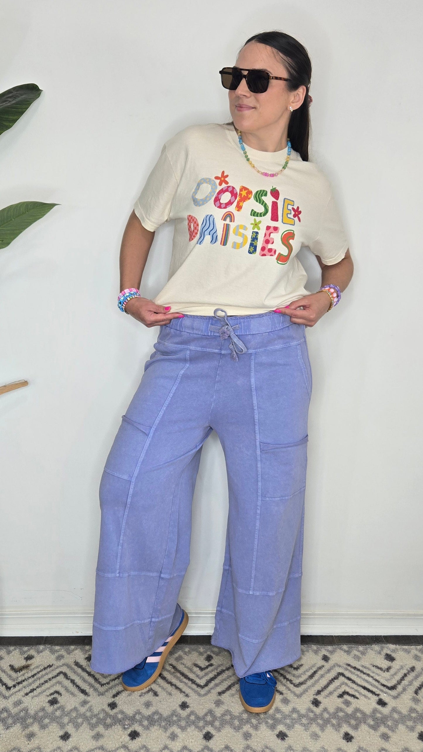 Aleyna Lifestyle Pants - Misty Blue