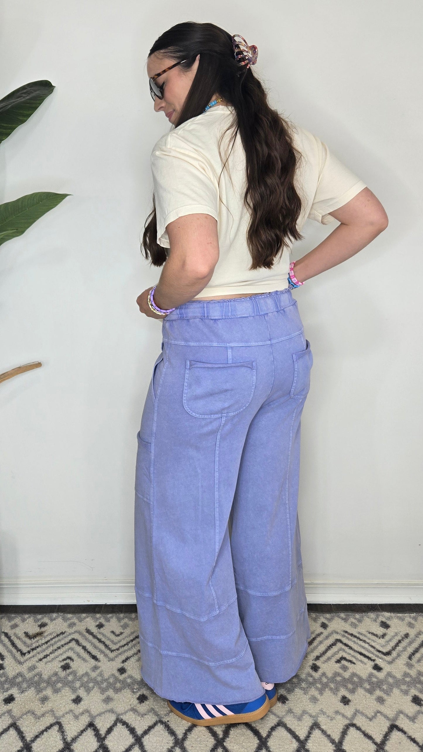 Aleyna Lifestyle Pants - Misty Blue