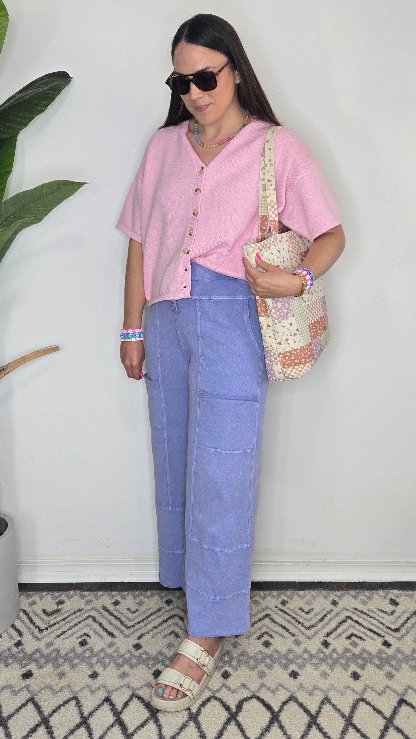 Aleyna Lifestyle Pants - Misty Blue