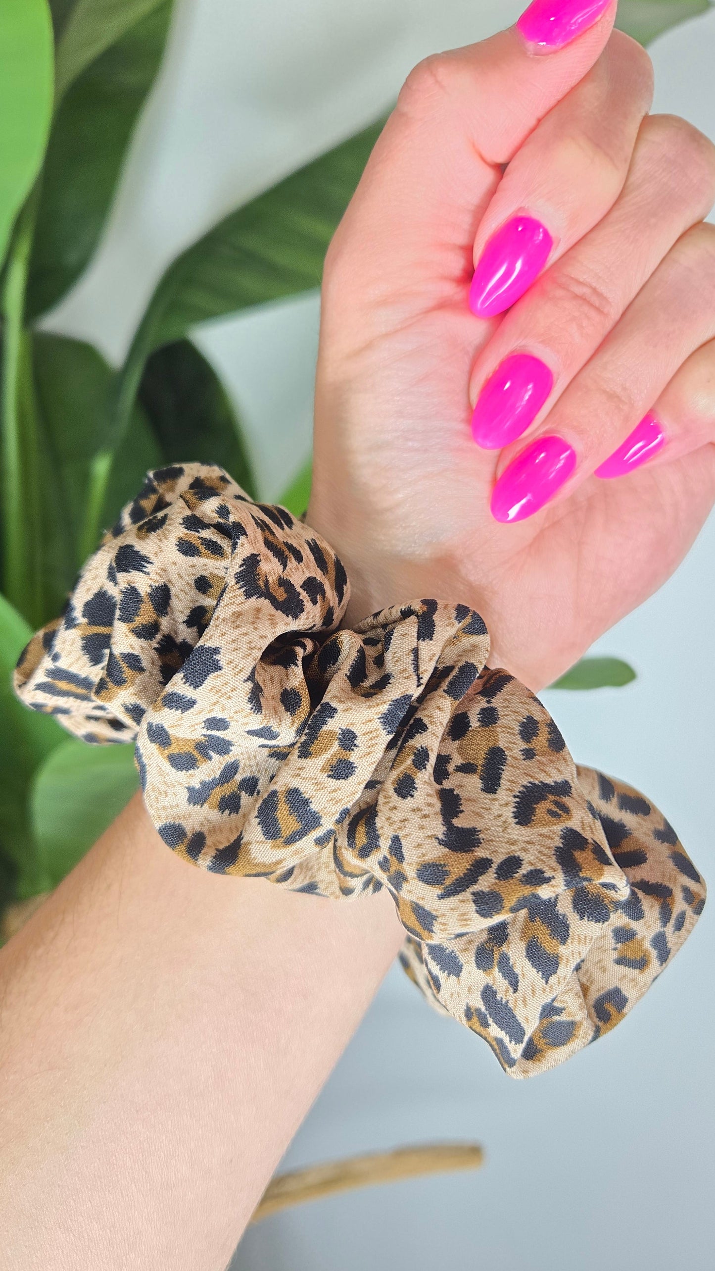 Leopard Jumbo Scrunchie