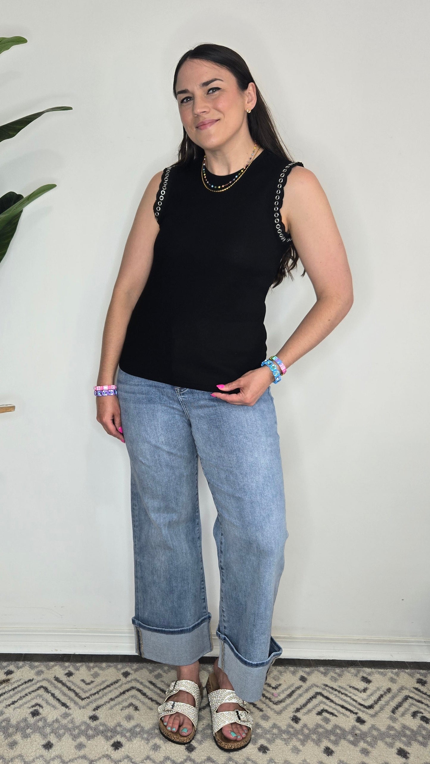 Madelyn Everyday Tank- Black