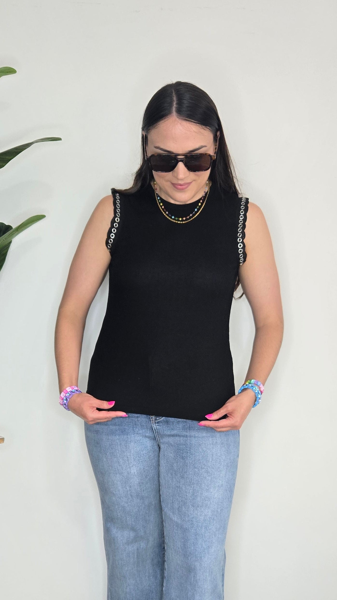 Madelyn Everyday Tank- Black