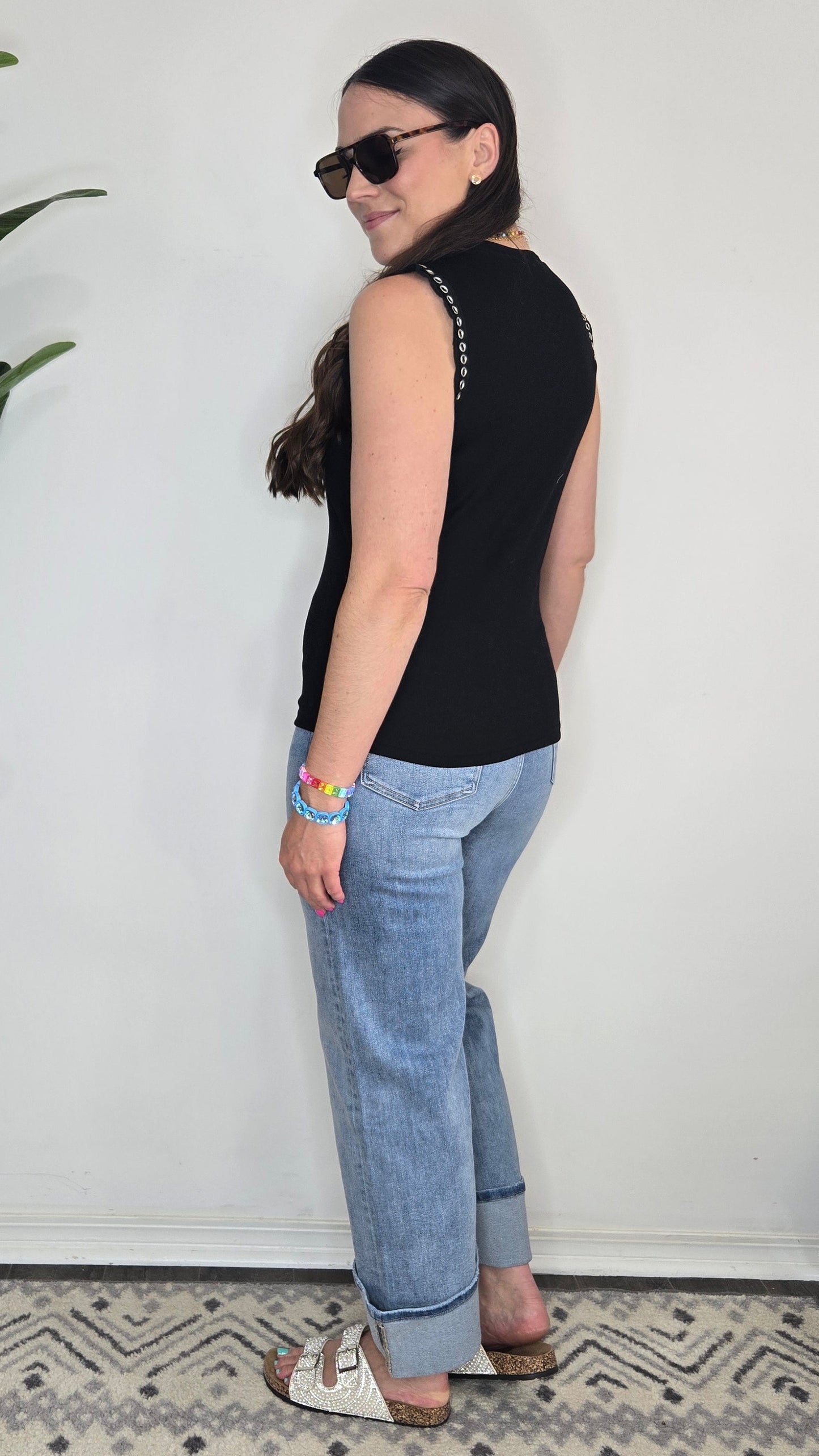 Madelyn Everyday Tank- Black