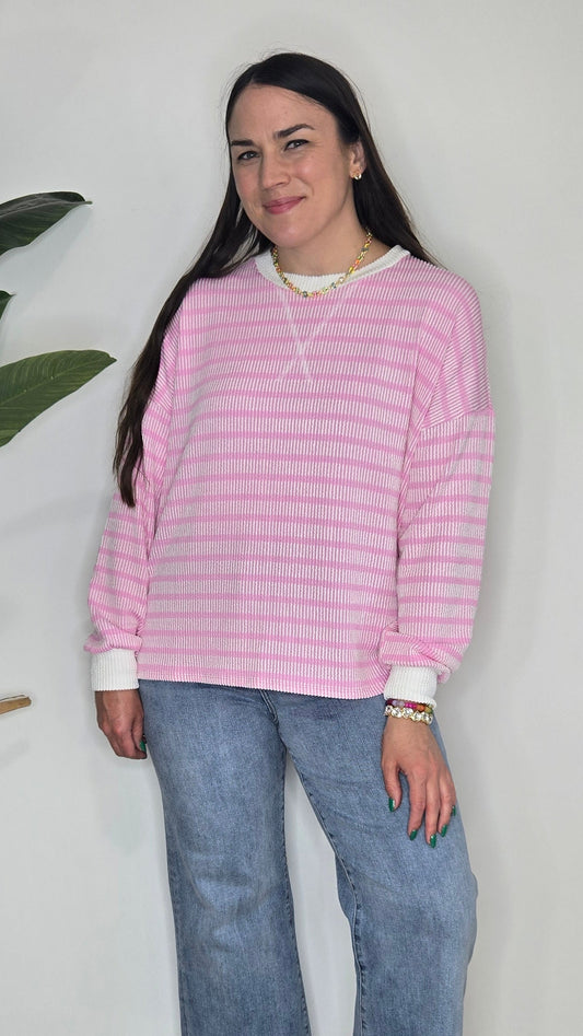 Lola Top- Candy Pink