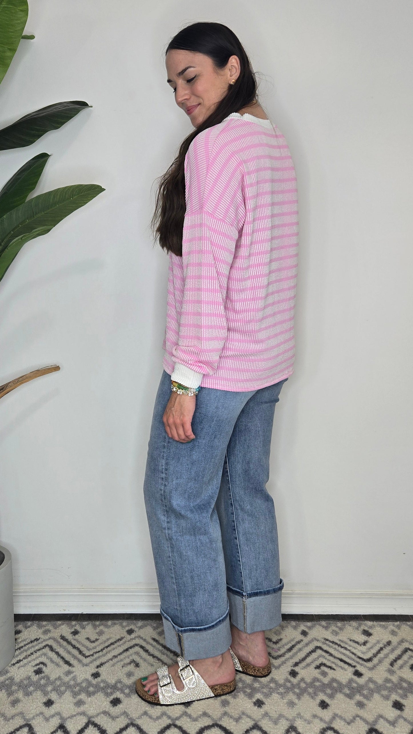 Lola Top- Candy Pink