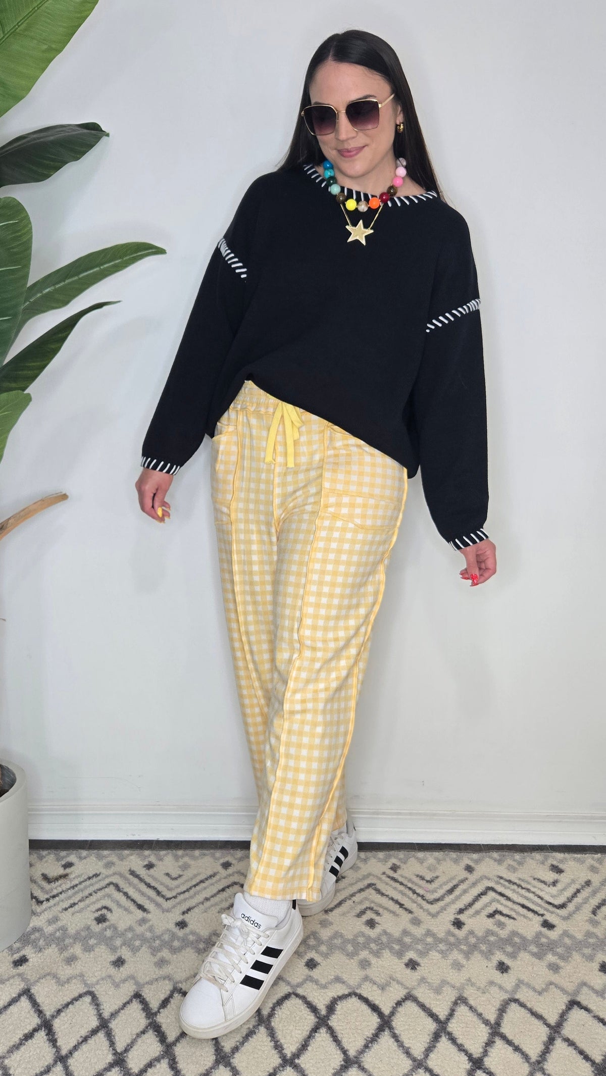 Alex Varsity Stitch Sweater