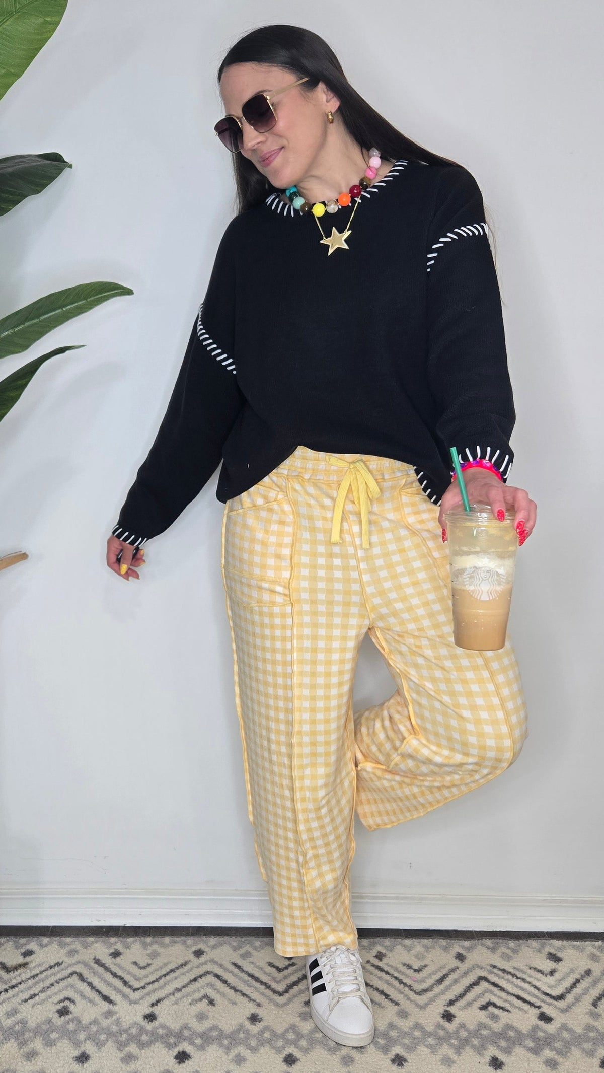 Alex Varsity Stitch Sweater