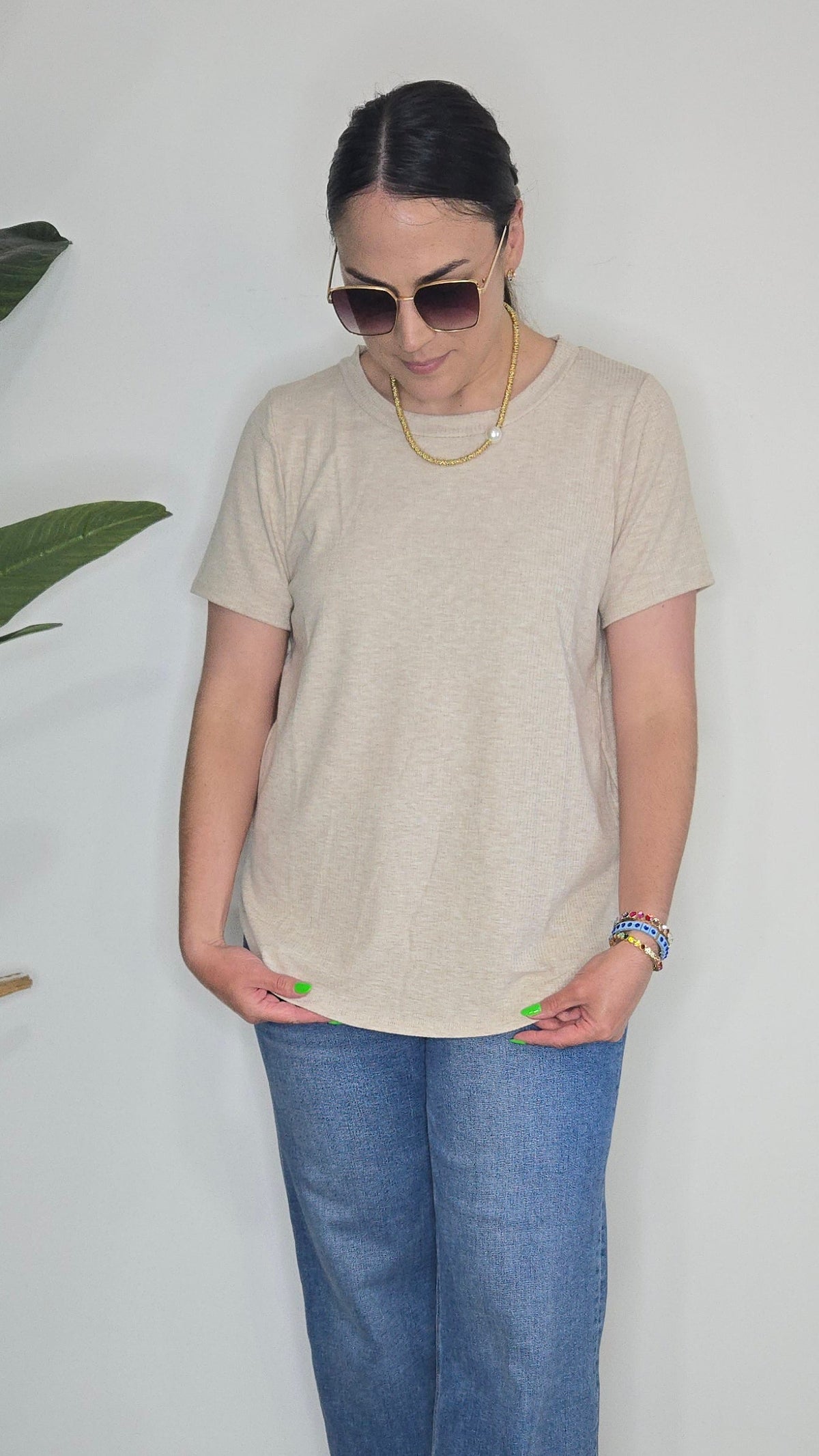 Emerson Everyday Tee- Oatmeal