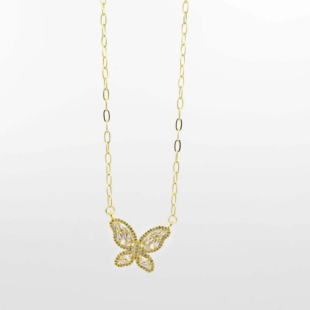 Butterfly Gold Necklace