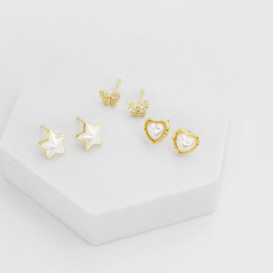 Cutie Stud Earring Set