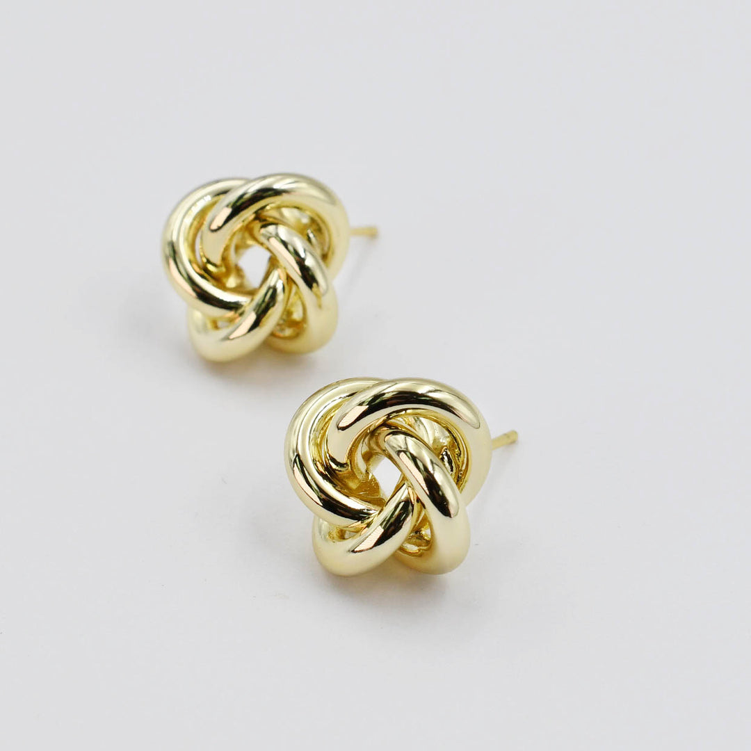 Knot Gold Earrings