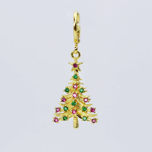 Christmas Tree Gold Charm