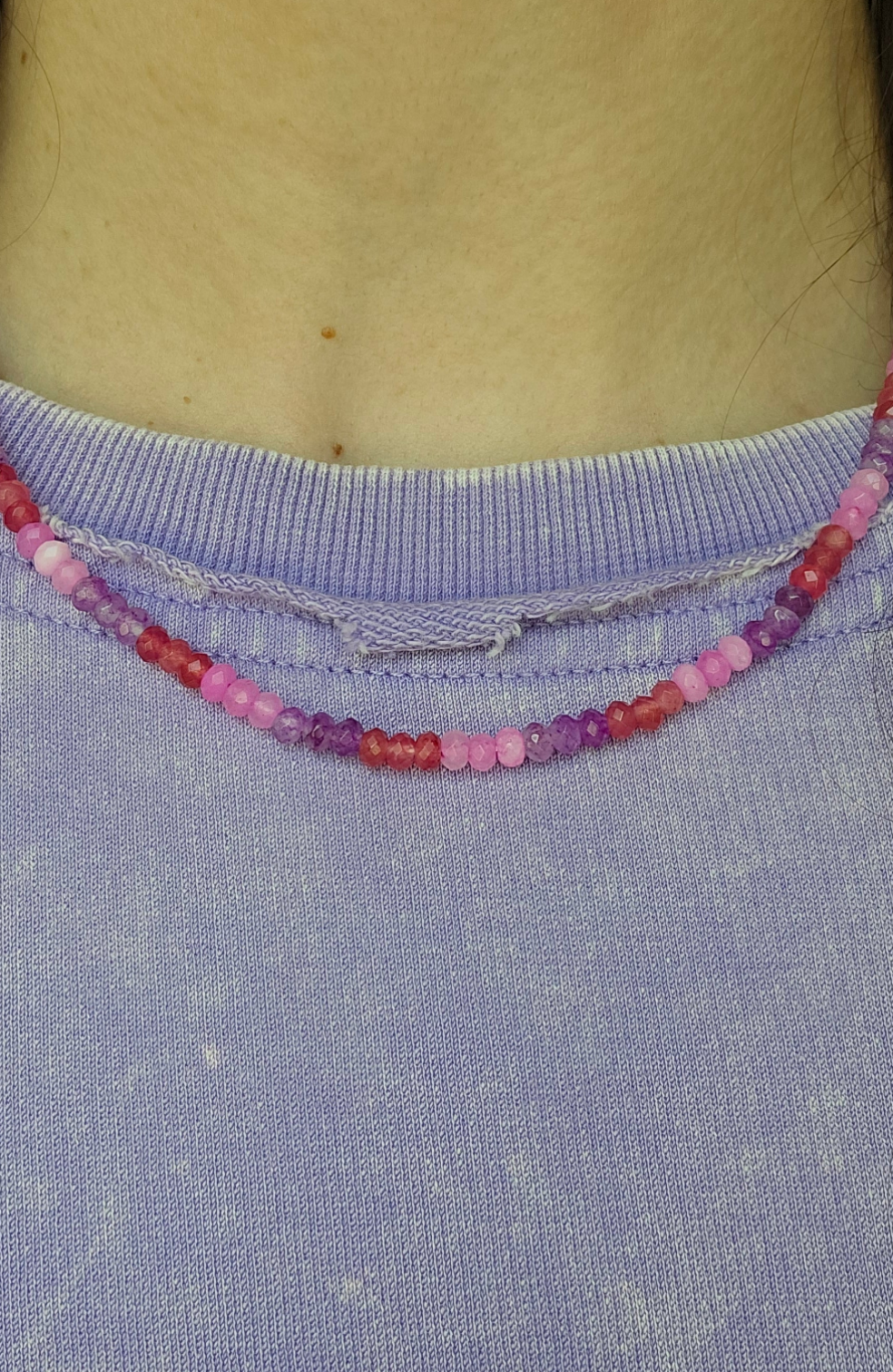 Sweet Dainty Gemstone Necklace