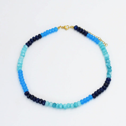 Blue Gemstone Necklace