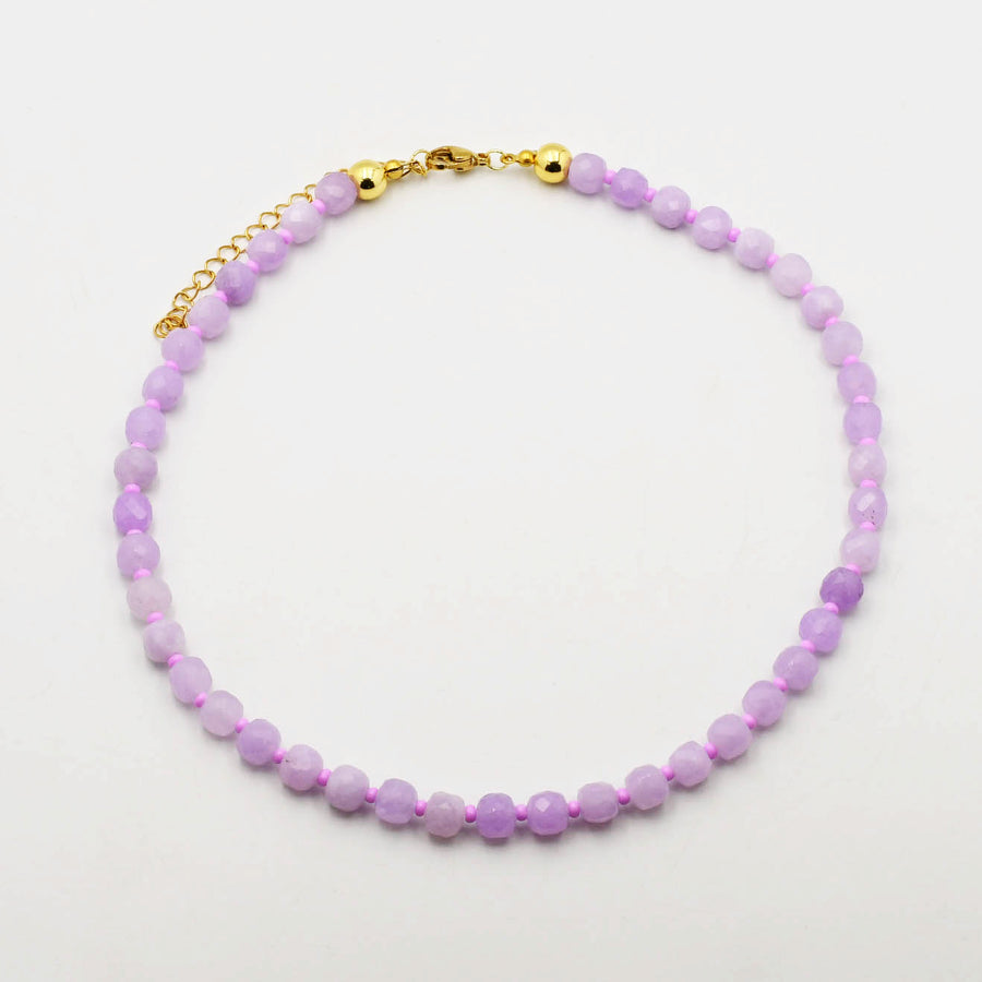 Lilac Gemstone Necklace