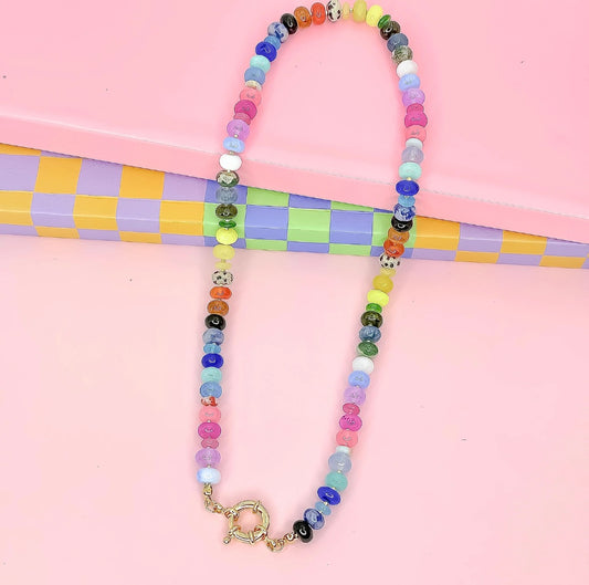 Shades of Fun Gemstone Necklace