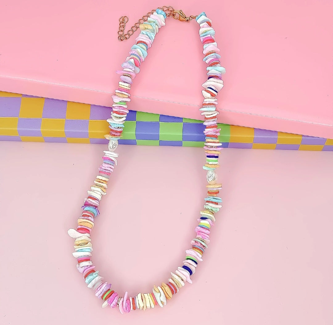 Pastel Party Gemstone Necklace
