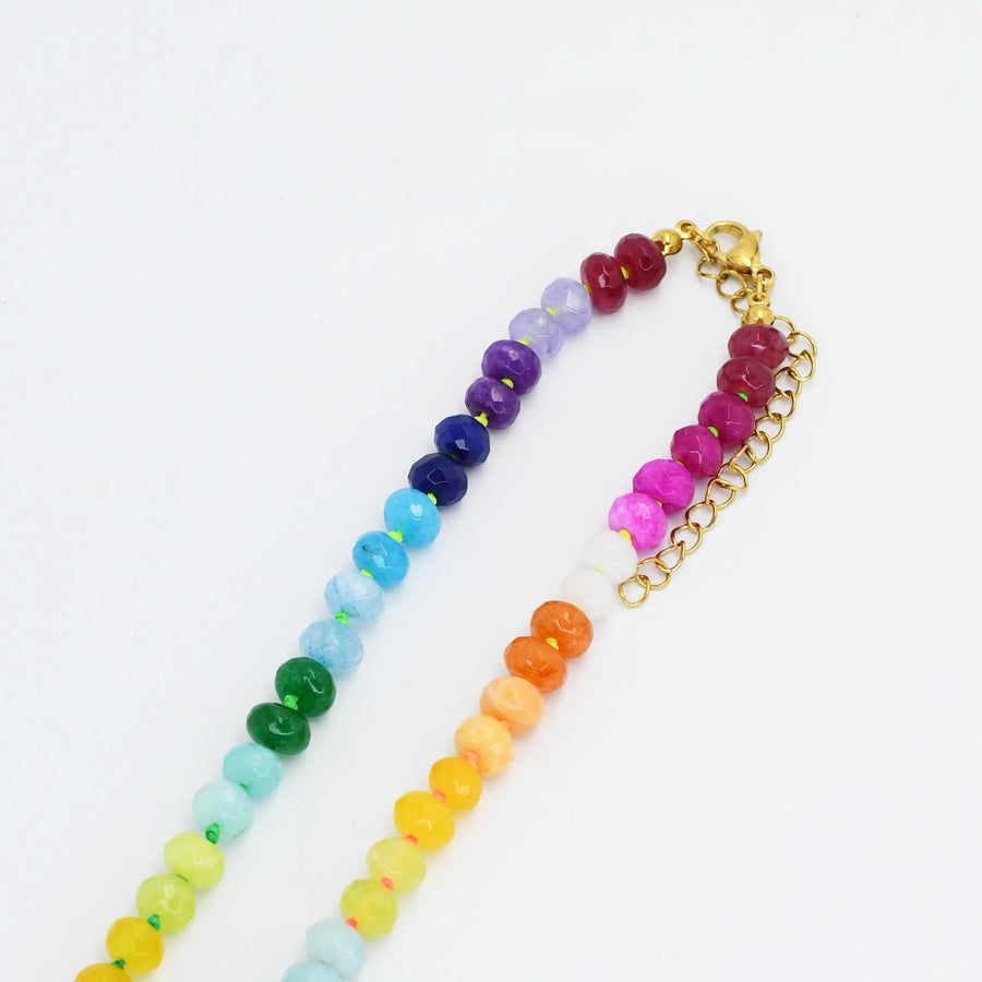 Sunrise Colorful Gemstone Necklace