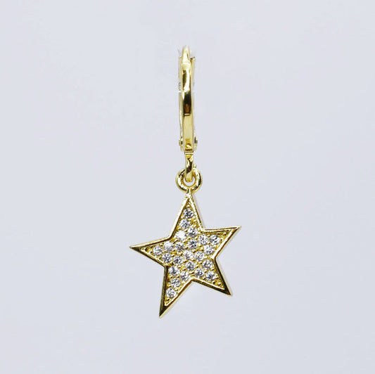 Gold Star Charm