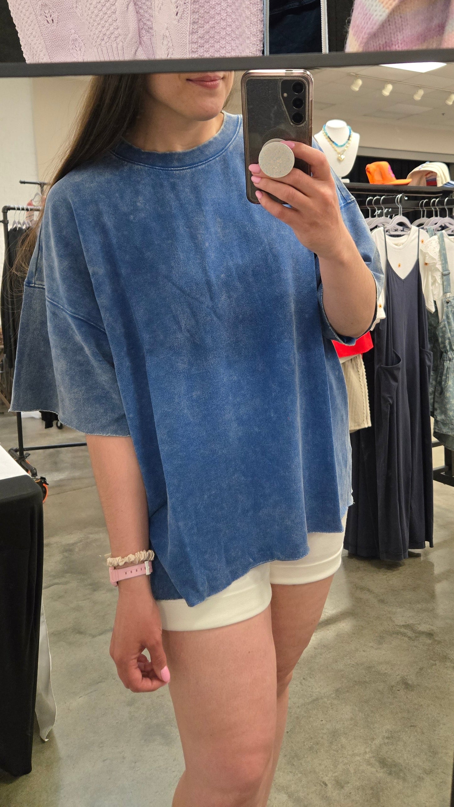 Dakota Blue Oversize Tee
